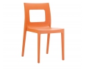 Krzesło Lucca polipropylen pomarańczowe