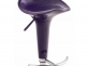  fioletowy hoker barowy Saddle noga srebrna siedzisko profilowane