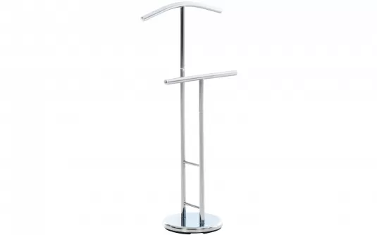 Wieszak na ubrania stojący RAYMON  srebrny