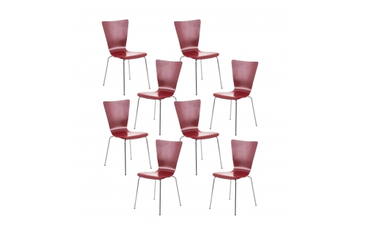 8x Krzesło do jadalni lub poczekalni Aaron kolor 