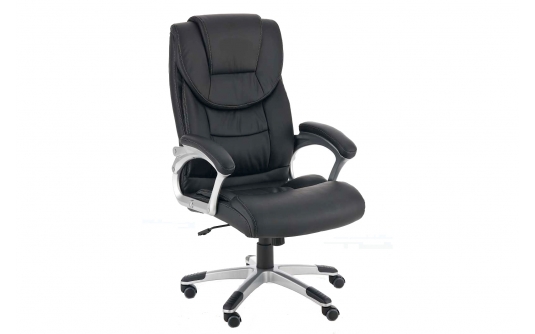 fotel biurowy czarny na kółkach TEX fotel biurowy na kółkach