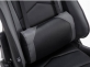Fotel gamingowy z podnóżkiem Racing Turbo czarno-szara
